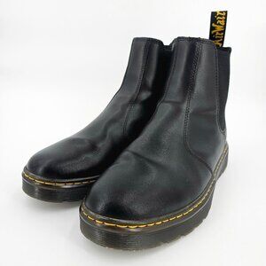 Doc Dr. Martens Dorrian Black Leather Chelsea Ankle Boots US Men’s 9 Women’s 10